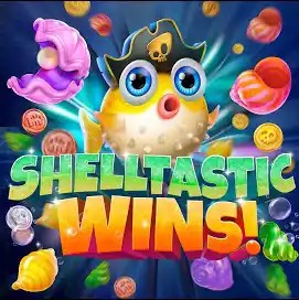 Shelltastic Wins logo by Jili Games 3 Reyes