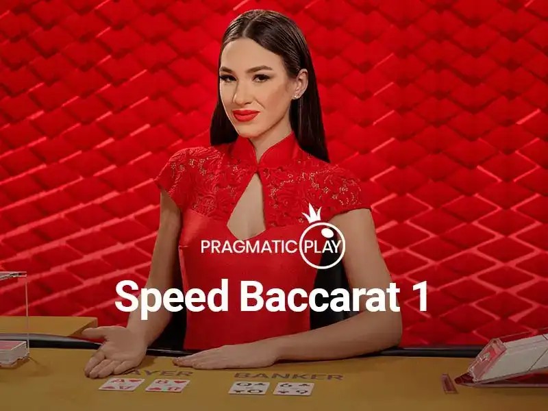 Speed Baccarat online game logo by Atmosfera on tresreyescasino.com