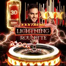 XXXtreme Lightning Roulette slot icon by Pragmatic Play, available at 3 Reyes